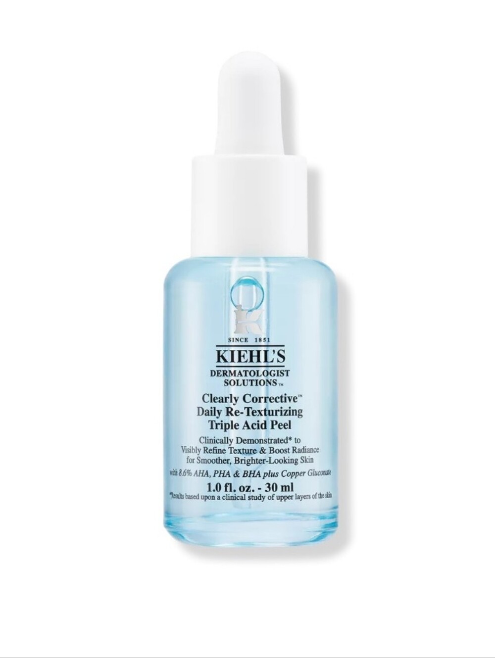 NIB KIEHLS CLEARLY CORRECTIVE DAILY RETEXTURIZING TRIPLE ACID PEEL